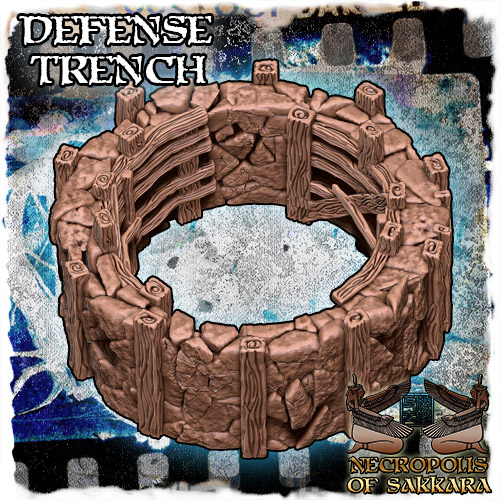 Fantasy and Medieval Defense Trench